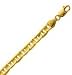 14k Yellow Gold 20 Inch X 6.0 mm Mariner Link Necklace