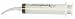 Pet Supplies : 12 cc Disposable Syringe with Tapered Curved Tip