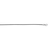 14k White Gold 2mm Mesh Chain Necklace - 16 Inch