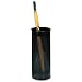 Smead Umbrella Stand Tubular Metal Perforated 28.5 Litres Black Ref A2900-0269 Image