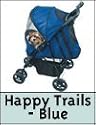 Pet Gear Happy Trails Pet Stroller Dog Carrier Blue