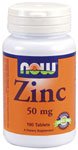 Zinc by NOW Foods - (50mg - 250 Tablets)
