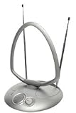 One For All Amplified Indoor Analogue and Digital Freeview Aerial with Power Loop