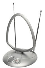 Childrens Toyshop  Electronics : One For All Amplified Indoor Analogue and Digital Freeview Aerial with power loop - Upto a massive 43dB gain - One of the best aerials on the market