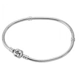 CAITS- PANDORA ©, SILVER PANDORA STYLE BRACELET. 20CM
