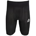 adidas TechFit On-Field Seamless Medium Compression Short Tights - Black - XX/Large 46" Waist