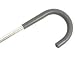 Walking Cane - Lightweight adjustable silver vinyl cane. This cane has a push button height adjustment in 1"increments. Weight capacity 250 pounds, height adjustable 33-37 inches.