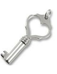 Rembrandt Charms Key Heart Charm