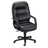 Leather 2090 Pillow-Soft? Series Executive High-Back Swivel/Tilt Chair, Bur