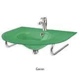 Decolav Green Glass Lavatory Vanity Bowl Sink 2040-GR