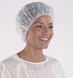[Itm] White Cap, 24 [Acsry To]: Boundary Bouffant Caps - White Cap, 24