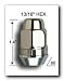 Automotive : Gorilla Lifetime Stainless Steel Lug Nuts, Acorn Bulge 13/16" Hex, 7/16", 4 per pkg