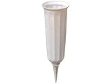 Panacea Memorial Supplies Cemetery Vase Plastic Stone (3 Pack)