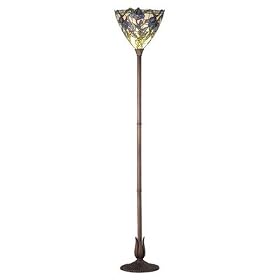 Meyda Tiffany 65958 Torchiere, Mahogany Bronze