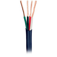 Black - 16/4 Awg CL3 Rated In Wall and Direct Burial Rated - Speaker Wire/Cable - 500ft - Indoor/Outdoor - Premium Home Audio Black - 16/4 Awg CL3 Rated In Wall and Direct Burial Rated - Speaker Wire/Cable - 500ft - Indoor/Outdoor - Premium Home Audio