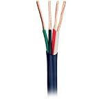 Black - 16/4 Awg CL3 Rated In Wall and Direct Burial Rated - Speaker Wire/Cable - 500ft - Indoor/Outdoor - Premium Home Audio