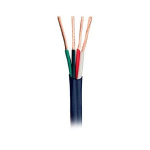 Black - 16/4 Awg CL3 Rated In Wall and Direct Burial Rated - Speaker Wire/Cable - 500ft - Indoor/Outdoor - Premium Home Audio