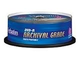 Verbatim DVD-R Archival Grade 8X 4.7GB Photo Printable Surface(25) Cakebox - 