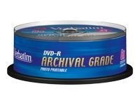 City Travel Guides Discounted  PC Hardware : Verbatim DVD-R Archival Grade 8X 4.7GB Photo Printable Surface(25) Cakebox