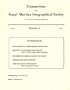 Transactions of the Royal Martian Geographical Society: Volume 1, Number 6 (Space 1889)