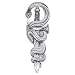 GRAY SNAKE DAGGER Temporary Tattoo 1.5x2.5
