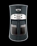 Hamilton Beach Eclectrics 40117 All-Metal 12-Cup Coffeemaker, Licorice