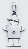 Boy Diamond Childs Charm - XK436AA