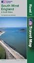 South West England and South Wales (OS Travel Map - Road Map)