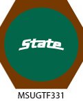 Poker Game Table Cloth Set Michigan State