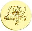 14K Gold NFL Tampa Bay Buccaneers Logo Tie Tac