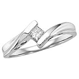 10kt. White Gold, 1/7 ct. tw. Diamond Promise Ring