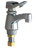 Tools & Hardware : Chicago Faucets 333-336COLDCP Deck Mounted Single Water Inlet Fitting