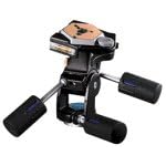 Bogen 3047 Deluxe 3-Way Pan/Tilt Tripod Head with Quick Release Plate