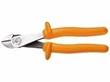 Klein D2000 48 INS 8 Inch Insulated High Leverage Diagonal Cutting Pliers Angled Head 21MER01WCvL. SL160 Klein D2000 48 INS 8 Inch Insulated High Leverage Diagonal Cutting Pliers Angled Head