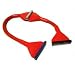 18in MOLDED ROUND ULTRA ATA133 EIDE CABLE RED