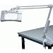 Luxo 17845LG WAVE+Plus Light Gray Magnifier with 45-inch Arm, Edge Mount, 3.5-Diopter Lens (lamps included)