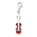 Sterling Silver Violin Charm - CM042 - 22mm x 7mm