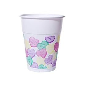 SALE Plastic Valentine Candy Heart Cups Sale*