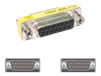 CABLES TO GO DB15 M/M MINI GENDER CHANGER Easily Convert The Gender Of Any Parallel Serial New