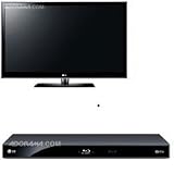 LG 55LE5400 55 inch Class 1080p HD LED LCD TV, Bundle - with LG BD570 Network Blu-ray Disc Player with Wireless Connectivity, 1GB Memory