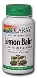 Lemon Balm by Solaray - 100 Capsules
