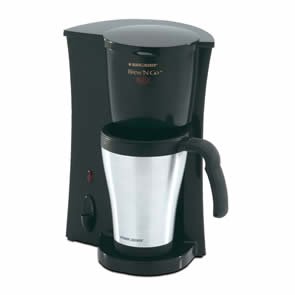 B&D DCM18S STEEL COFFEE MAKER TRAVEL MUG APPLIANCES KITCHEN