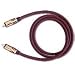 Oehlbach 20532 NF Subwoofer-Kabel 2,0m purpurrot