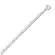 7" Figaro 50 Chain Bracelet - 1.5mm Wide