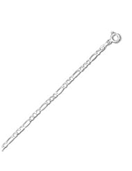 925 Sterling Silver 22 Inch 050 Figaro Chain Necklace (1.7mm)