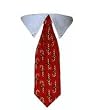 Pet Tie - Red Candy Cane Christmas Dog Tie - Made in the USA - X-Small (XS)