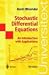Stochastic Differential Equations: An Introduction With Applications (Universitext)