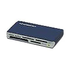 MANHATTAN Multi-Card Reader/Writer Hi-Speed USB 2.0 Extern 60-in-1 Farbe Blau Kompatibel mit den meisten Kartenformaten