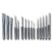 15 Piece Punch & Chisel Set In Plastic Tray