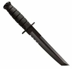 KABAR KB1245 Black Tanto Kydex Sheath 8 in. ComboEdge